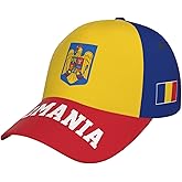 YiiLi Romania Flag Romanian 3D Print Baseball Caps Unisex Hat Patriotic Cap Multicoloured