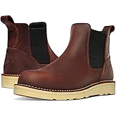 Danner 6” Bull Run Chelsea Work Boots for Men - Oiled Full-Grain Leather Upper with Mesh Lining, 3-Density Cushion Footbed, and Non Slip Wedge Outsole