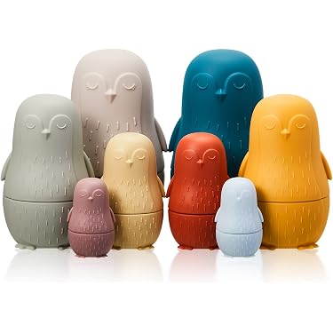 Matryoshka Pingüinos – Juego De 10 Muñecas Rusas De Madera Pintadas A Mano, Decoración Original Para Coleccionistas Matryoshka Pingüinos – Juego De 10 Muñecas Rusas De Madera Pintadas A Mano, Decoración Original Para Coleccionistas