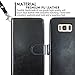 Galaxy S8 Cases,Magnetic Detachable Lanyard Wallet Case with [8 Card Slots+1 Photo Window][Kickstand] for Galaxy S8-5.8 inch, CASEOWL 2 in 1 Premium Leather Removable TPU Case(Black)