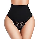 Dulchany Tummy Control Thong Shapewear for Women Seamless Panties Body Shaper Girdle Panty Lace Shaping Underwear