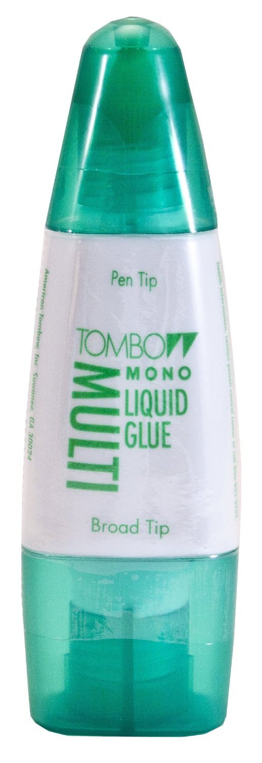 Tombow Mono Multi Liquid Glue (3 Pack) - Clear, Low Viscosity, Dries Clear