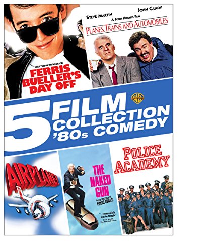 5 Film Collection: 80's Comedy (Ferris Bueller's Day Off/Planes, Trains And Automobiles/Airplane/The Naked Gun/Police Academy)