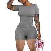 chicyes Lounge 2 Piece Sets For Women Summer Gym Two Piece Outfits Workout Plus Size Set Matching Shorts Clothes