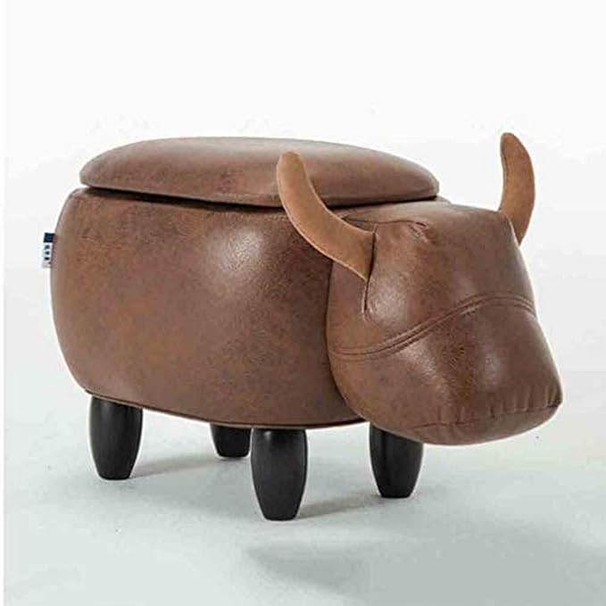 ETDWA - Reposapiés otomano para almacenamiento de animales, banco con