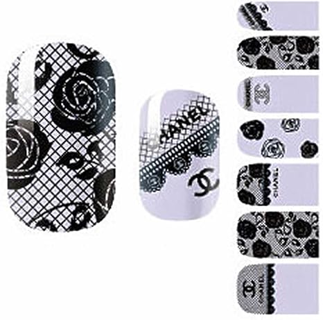 Amazon Pastelllabo ハンド用 ネイルシール ロゴ 千鳥格子 ストライプ ボーダー ドット ローズ フラワー ポップ ラブリー ミッキー ミニーちゃん ディズニー キャラクター 貼るだけ アート Ny発 簡単 ネイルアート デコネイル 6デザイン グレー系b1006 Pastelllabo