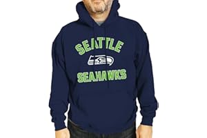 Team Fan Apparel NFL Adult Gameday Hooded Sweatshirt - Poly Fleece Cotton Blend - Stay Warm and Represent Your Team in Style