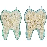 Angzhili 100 PCS Mixed Sizes Dental Temporary Crown Kit Anterior Front & Molar Posterior 50 of Each