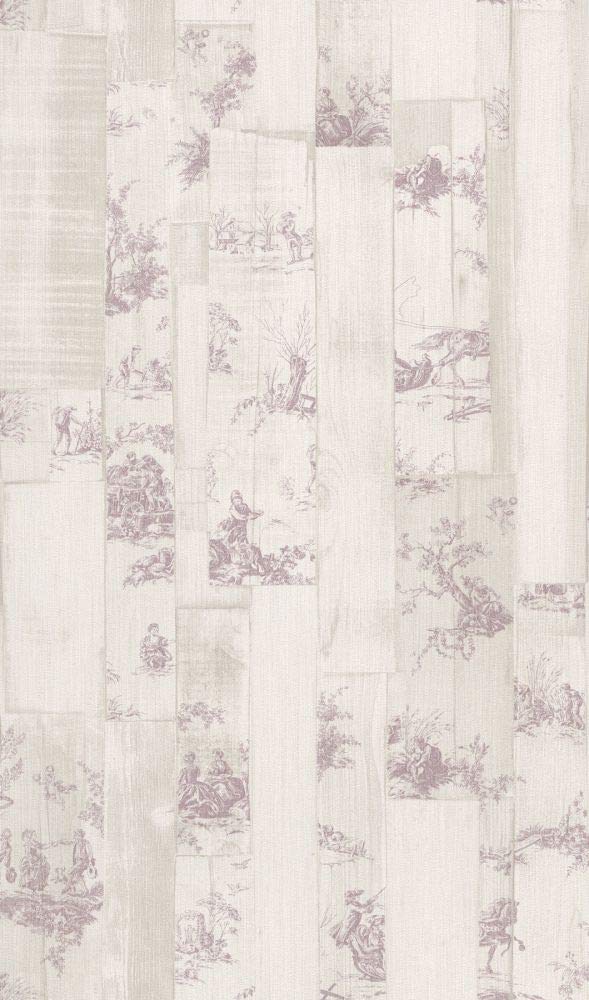 Rasch paperhangings 516340 Wallpaper Wall Covering - Pink (12-Piece)