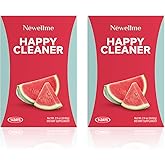 NEWELLME Happy Cleaner Digestive Supplement Powder, Gut Health Drink Mix with Probiotics, Digestive Enzymes & Fiber, Supports Digestion and Bloating, Watermelon Flavor, 28 Sachets (2 Boxes)