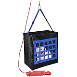 ISOP Fire Evacuation Device for Kids or Pets up to 75 Pounds - Compact Child Safety Equipment - Rope 50 Feet Incl. - Emergency Survival Kit for Infants & Animals (Medium 19"x18"x10")