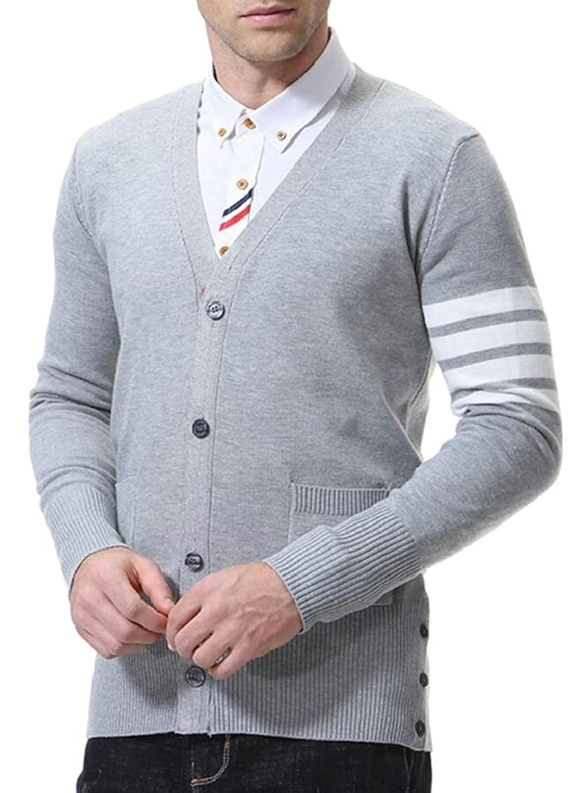 Jaycargogo Mens Lightweight Cardigans 
