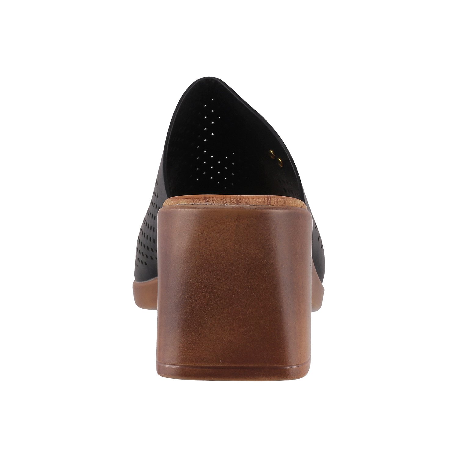 metro women black synthetic mules ( 41-3328 )