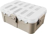 Restmo Large Outdoor Electrical Box with Transparent Lid IP54 Almond 12.6 x 8.7 view 4