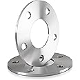 Customadeonly 5x120 Wheel Spacers for 2010-2024 Camaro,2014-2020 Impala, 2020-2024 Corvette C8, 2008-2019 CTS, 2020-2023 CT5 (2pcs 5mm Thick) 5x4.72 66.9mm Bore 3/16" Thick