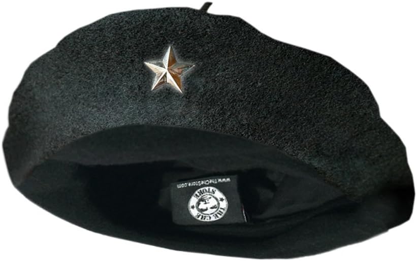 Che Guevara Store Beret Black Original Beret, Silver Star