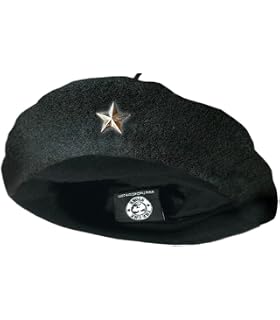 Marlow White US Army Black Beret Hats 