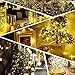 Cymas (Cool White) Solar String Lights, 72ft 200LED Christmas Fairy String Lights, Decorative String Lights for Outdoor Patio Lawn Garden Yard Wedding Holiday Party