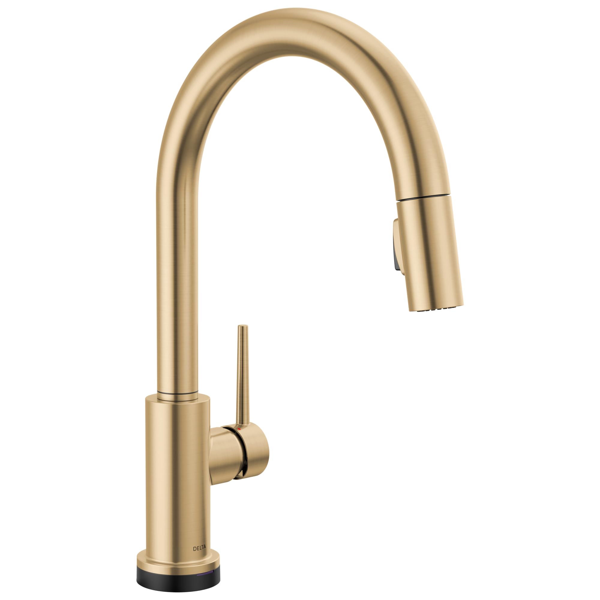 Photo 1 of Delta Faucet Trinsic Touch Kitchen Faucet with Touchless Technology, Kitchen Faucet with Pull Down Sprayer, Gold Kitchen Sink Faucet, Touchless Kitchen Faucet, Champagne Bronze 9159TL-CZ-DST