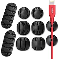 5Pack Cable Spring Holder Clips, Cord Organizer for Desk - Lamicall ...