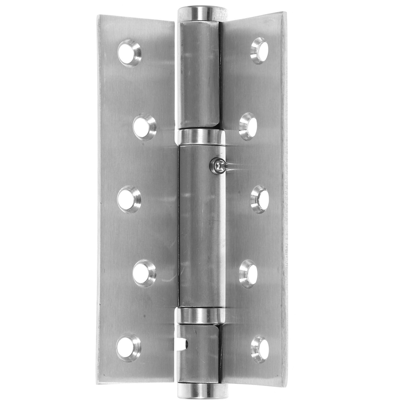 iFundom Self-Closing Spring Hinges - 4.9 Inch Automatic Door Closer for Exterior & Interior Doors, Brushed Nickel