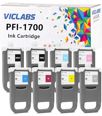 Amazon.com: PFI-1700 Ink Cartridge 12 Pack Replacement for Canon