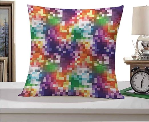 Amazon Com Skdsarts Decorative Pillow Cover Colorful Rainbow