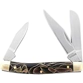 34OT Middleman Imperial | Old Timer Middleman Trio Pocket Knife - High Carbon Steel, Classic Multi-Tool Design