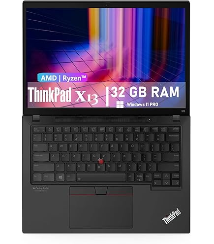 Amazon.com: Lenovo ThinkPad X13 FHD Laptop Computer Windows 11 Pro