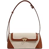 WEEKXING Shoulder Bag for Women Small Crossbody Bags Hobo Handbags Colorblock Top Handle Handbags Mini Clutch Purse