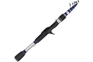 KastKing Compass Telescopic Fishing Rods and Combo, Sensitive Graphite Composite Blank, Easy to Travel, Packs to Just 17" in Length, Stainless Guides and Ceramic Rings, Combos w/ 4+1BB Spinning Reel