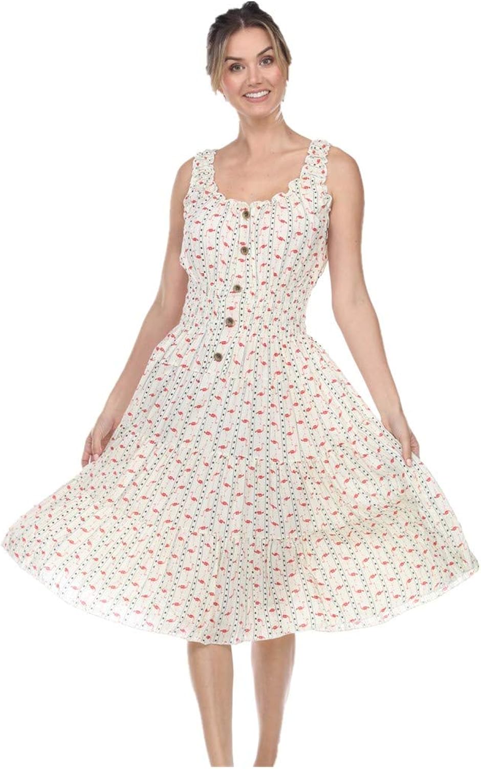 pink summer dress plus size