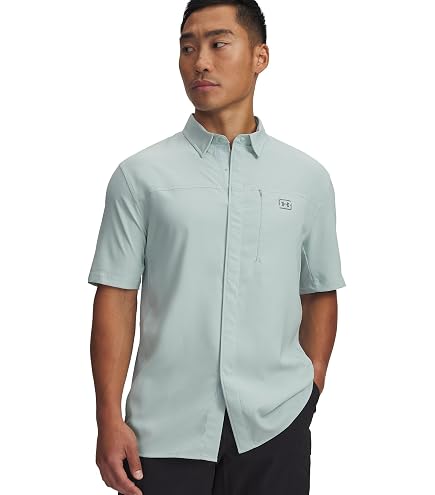 under armor dress shirt Armour Golf Playoff 3.0 Albatross Print Polo Halo Grey Extra Large 48 XXL 48 Under Armor Prototype Button Down