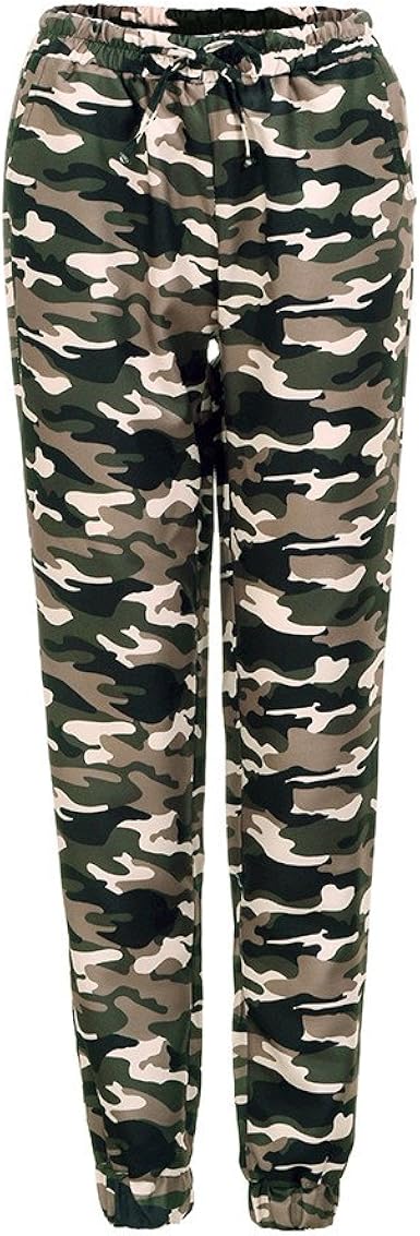 plus size camouflage joggers