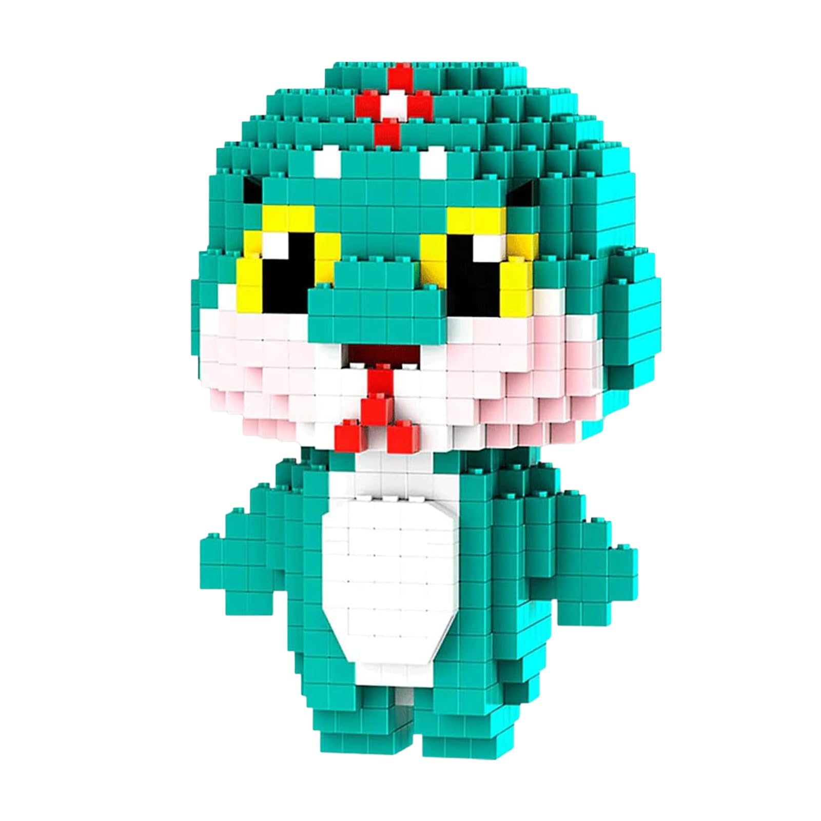 Larcele Micro Building Blocks Animal Set, DIY Mini 3D Building Toy Bricks,1034 Pieces KLJM-10 (Snake)
