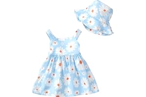 SAEABY Newborn Infant Baby Girl Dress Toddler Girl Clothes Halter Backless Sleeveless Flower Sundress Summer Dresses for Girl