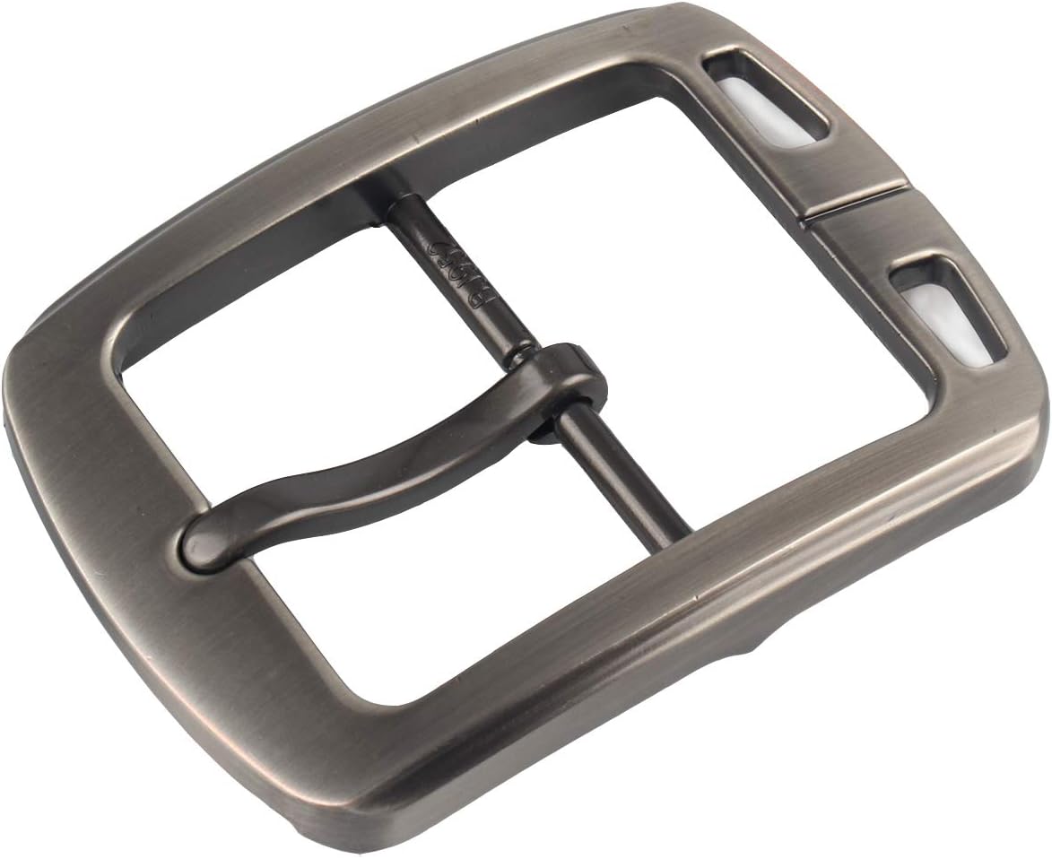 1 1/2" (38-40 mm) Single Prong Square Belt Buckle Waistbelt buckle (Gray06)