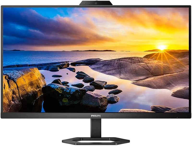 Philips 27E1N5600HE 27 Inch QHD LCD Monitor with Windows Hello Webcam IPS