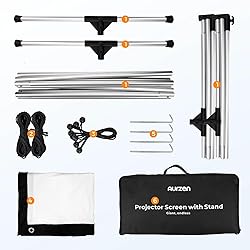 Aurzen Portable Outdoor Projector Screen with
