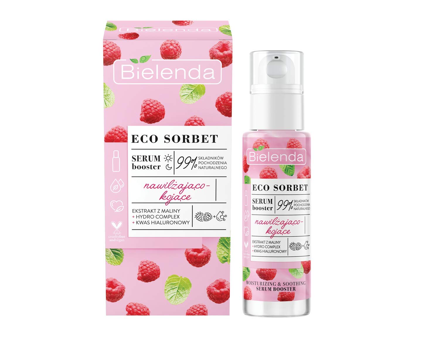 Bielenda Eco Sorbet Raspberry Face Serum 30ml