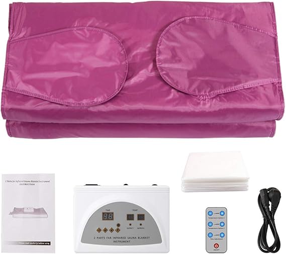 HUKOER Manta De Sauna De Infrarrojos Lejanos, Manta De Sauna De Desintoxicación Digital