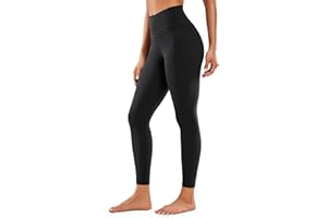 CRZ YOGA Naked Feeling Workout Leggings 25'' - High Waist Yoga Training Tight Womens Pants