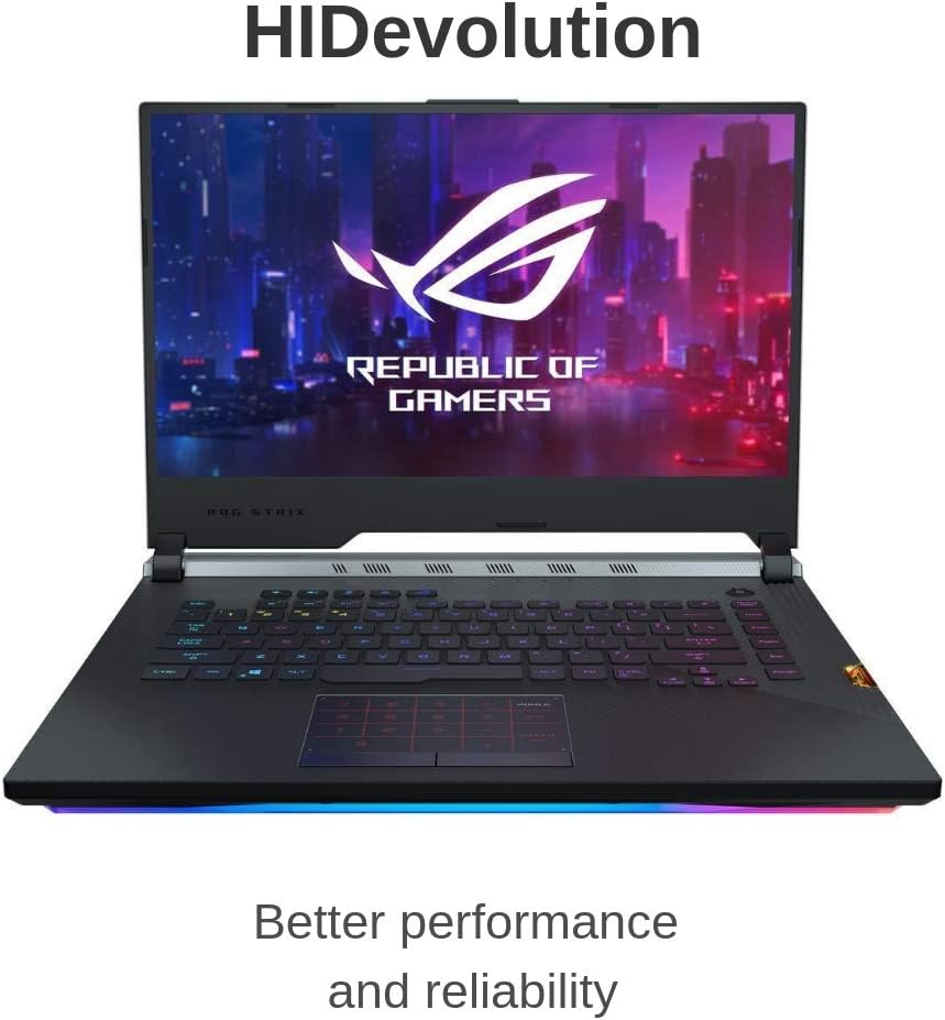 HIDevolution ASUS ROG Strix Scar III G531GW 15.6" FHD 240Hz | 2.6GHz i7-9750H, RTX 2070, 32GB 2666MHz RAM, PCIe 2TB SSD | Authorized Performance Upgrades & Warranty
