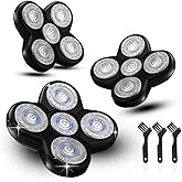 FAMELEC 3 Pack Freedom Shaver Heads Compatible with Freedom Grooming Replacement Blades for Bald Men Head Shaver Kit, Refills Waterproof Razor Kits Fit for Electric Razor Shaver Replacement Blades