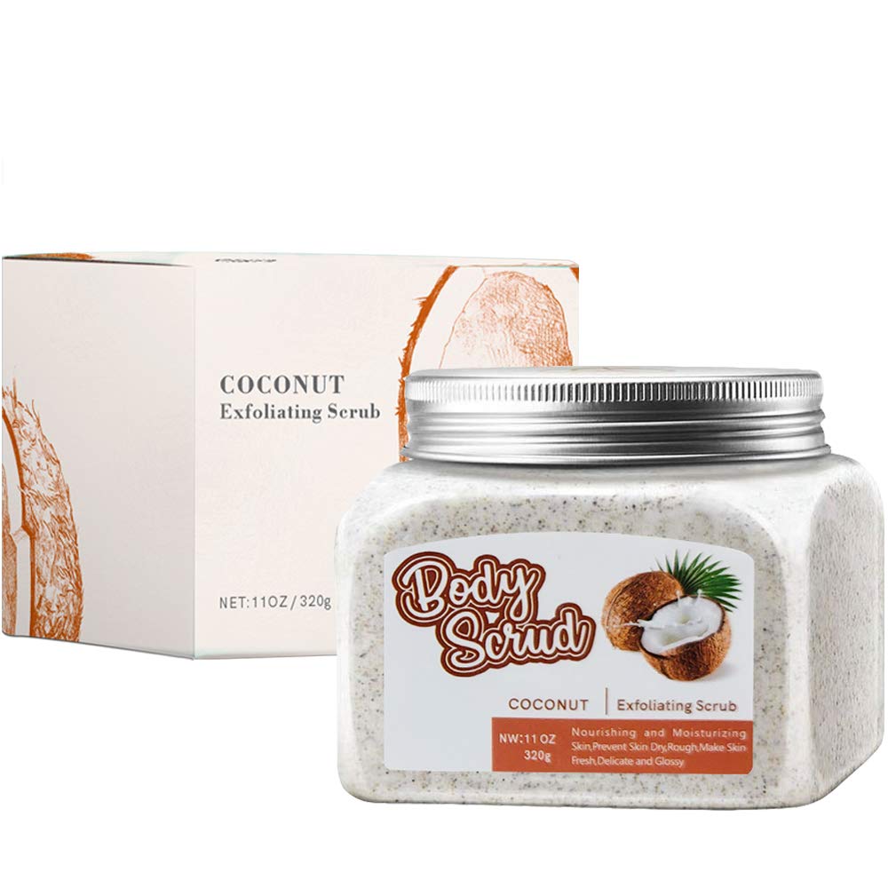 coconut exfoliating cream body scrub