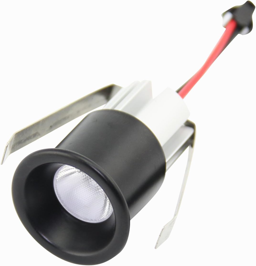Pack of 10 3W Mini Led Recessed Ceiling Spot Light Black Kit for Cree ...