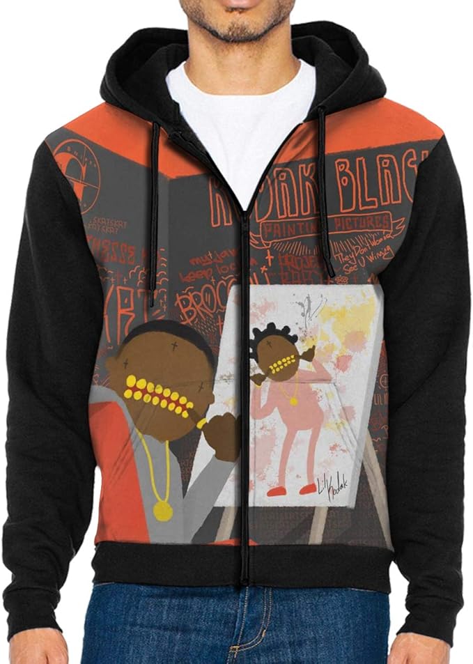 Kodak Black Painting Pictures Men's Sports Jacket Hoodie