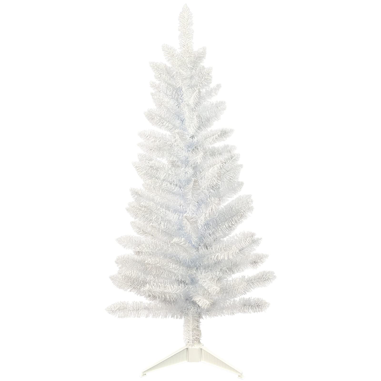 Photo 1 of Christmas Tree, 4FT White Artificial Mini Christmas Tree Small Xmas Tree Decoration?Easy Assembly for Indoor and Outdoor by Maylaviu