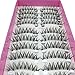 10 Pair False Eyelashes, AMA(TM) Japanese Style Natural Long False Eye Lashes Extension Thick Black Eyelashes Cluster Makeup (B)