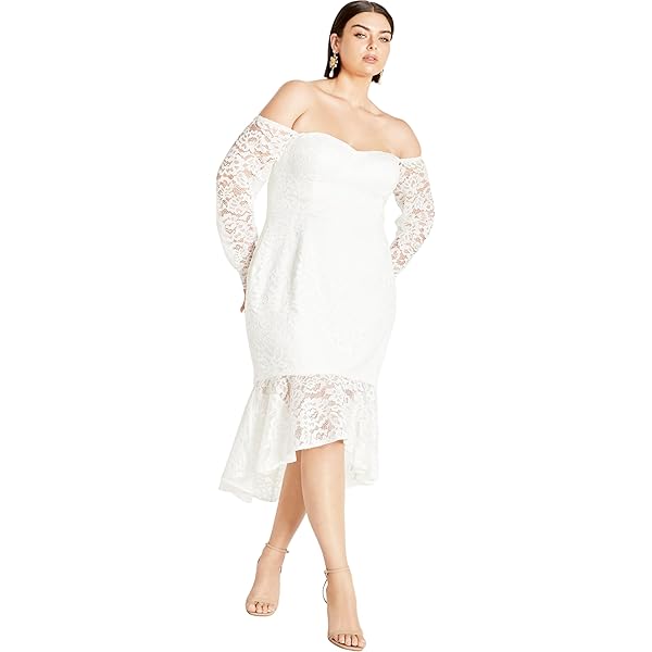 Amazon.com: City Chic Designer Plus Size Lace Off Shoulder Dress - Ivory - 20 / L : Clothing, Shoes & Jewelry Amazon.com: City Chic Designer Plus Size Lace Off Shoulder Dress - Ivory - 20 / L : Clothing, Shoes & Jewelry